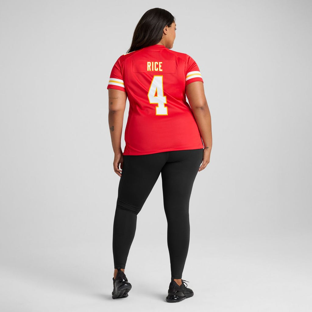 Rashee Rice Kansas City Chiefs Nike Women's  Game Jersey -  Red