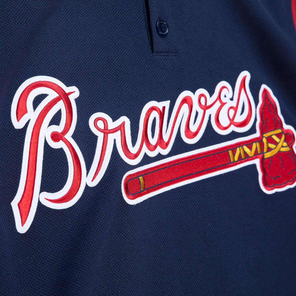Men s Atlanta Braves Greg Maddux 2003 Mitchell And Ness Navy Cooperstown Batting Practice Jersey Official Team Jersey Sports Fan Apparel Official NFL