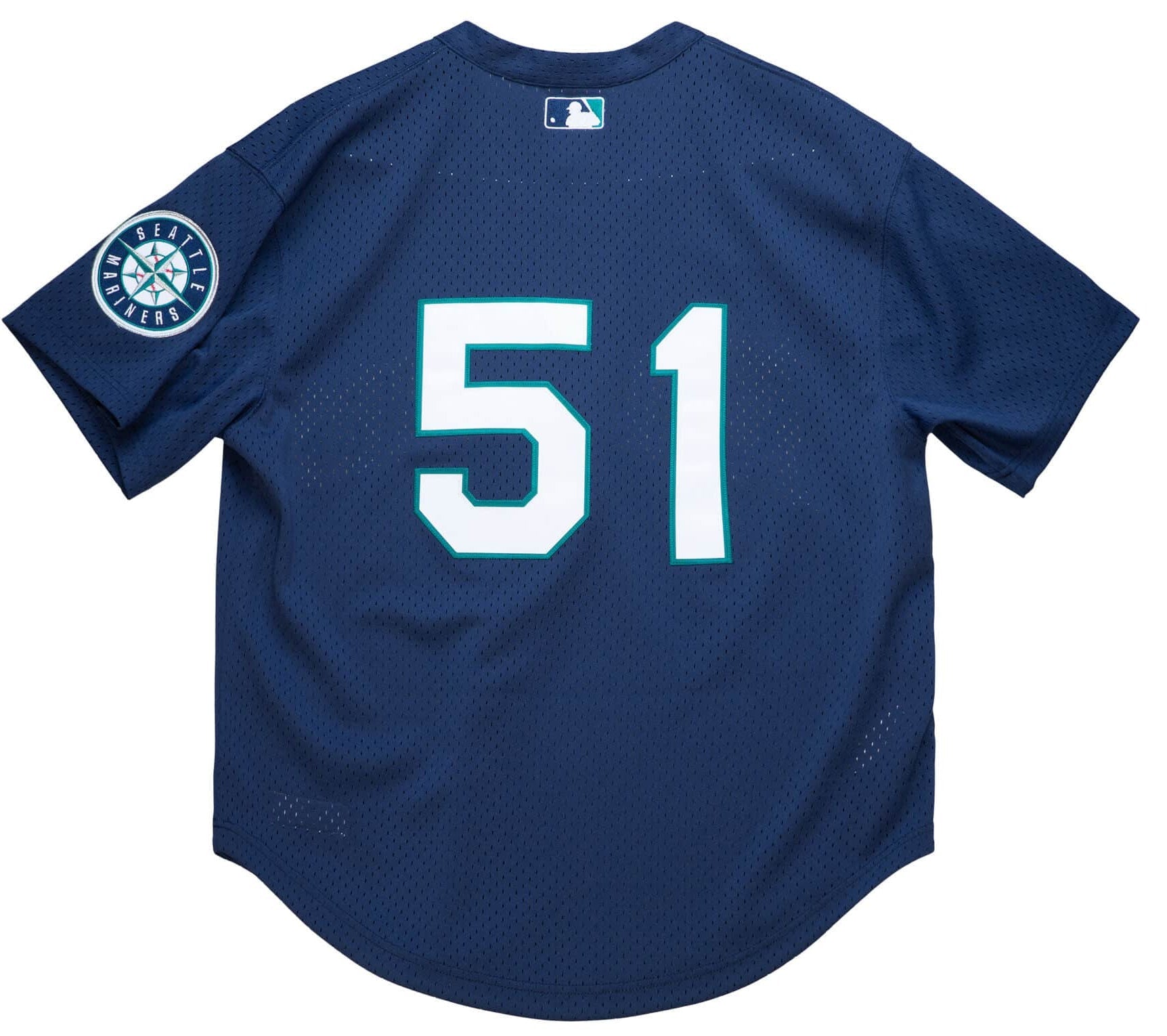 Men s Seattle Mariners Ichiro Suzuki 2002 Mitchell And Ness Navy Cooperstown Collection Mesh Batting Practice Jersey Official Team Jersey Sports Fan