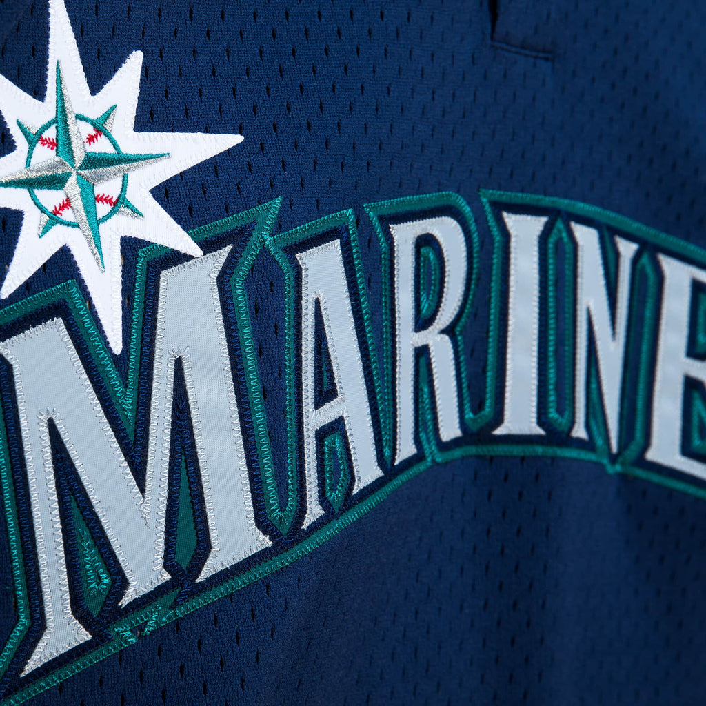 Men s Seattle Mariners Ichiro Suzuki 2002 Mitchell And Ness Navy Cooperstown Collection Mesh Batting Practice Jersey Official Team Jersey Sports Fan