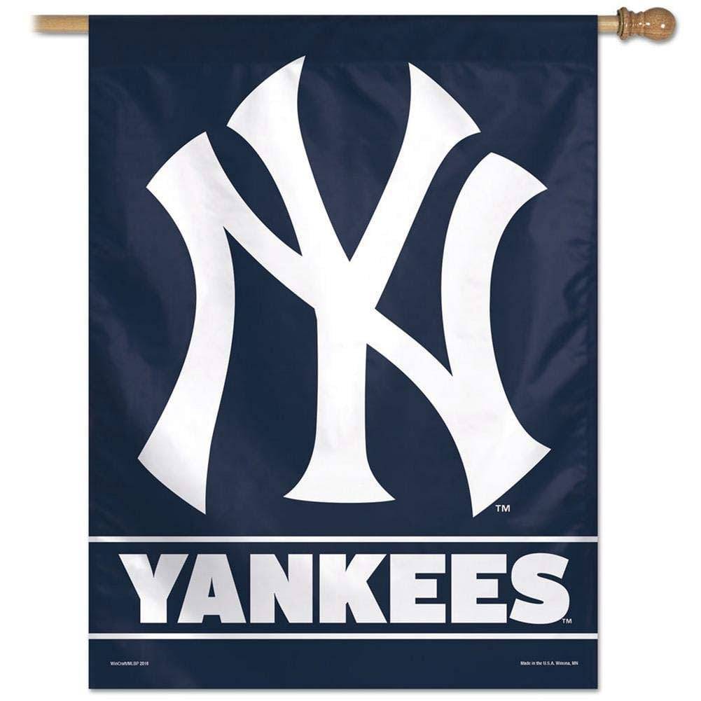 New York Yankees Team Logo Vertical Flag Official Sports Fan Gear Official NFL Fan Gear Popular Style