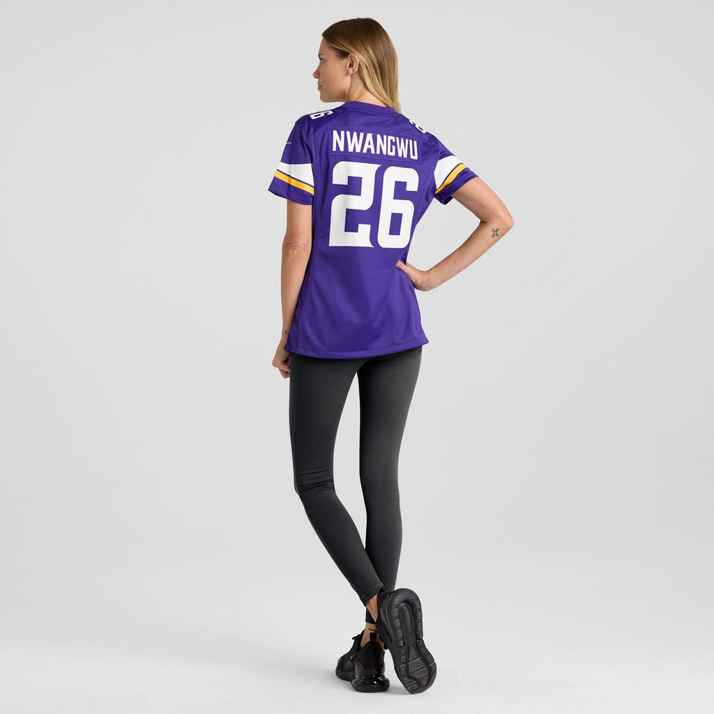 Kene Nwangwu Minnesota Vikings Nike Women's Game Jersey - Purple