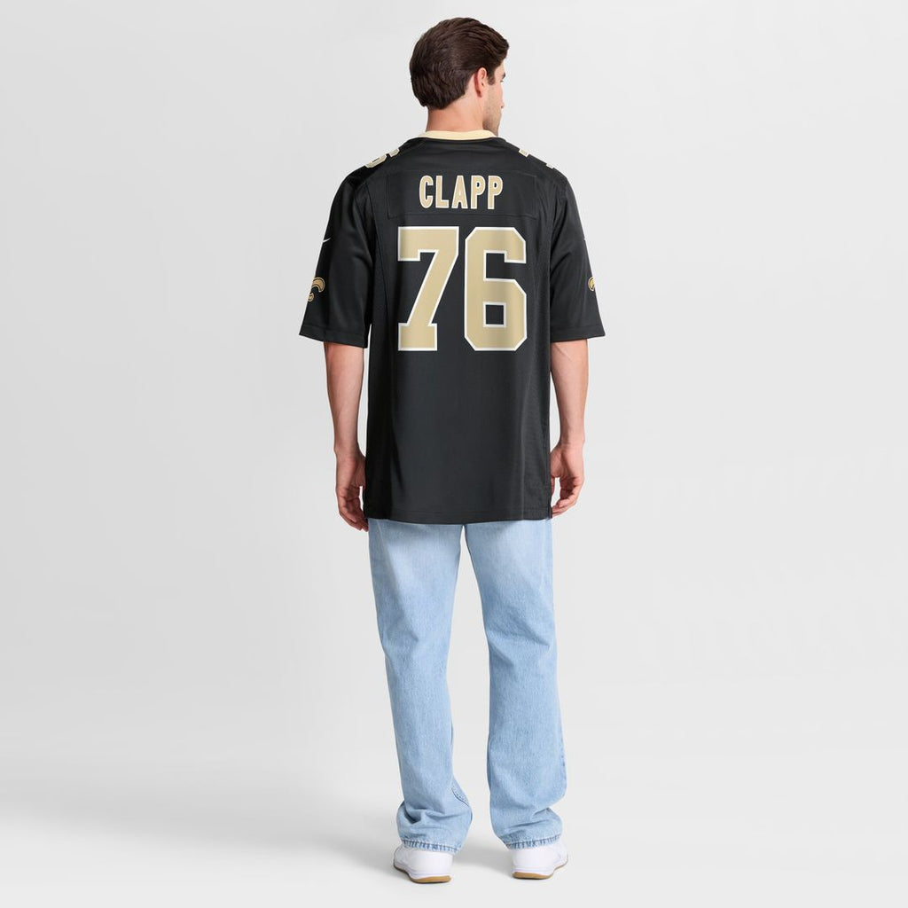 Will Clapp New Orleans Saints Nike Team Game Jersey -  Black