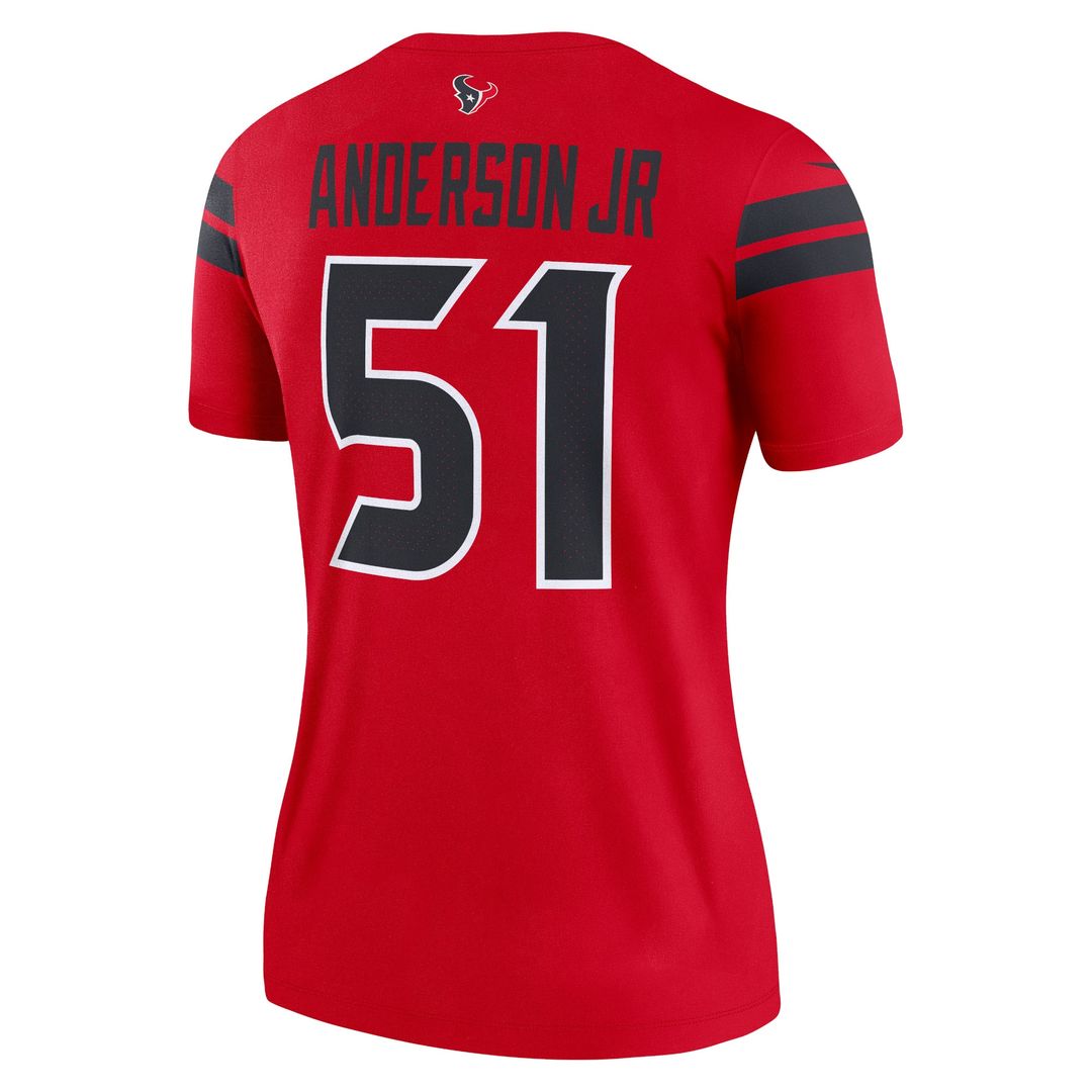 Will Anderson Jr. Houston Texans Nike Women's Alternate Legend Player Performance Top -  Red