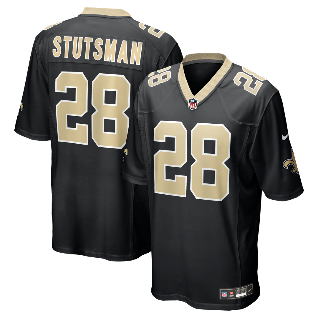 Danny Stutsman New Orleans Saints Nike Team Game Jersey -  Black