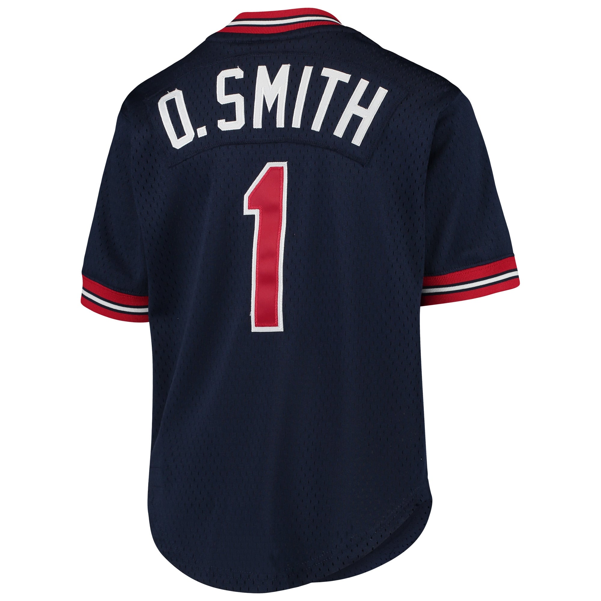 Men s Mitchell And Ness Ozzie Smith St Louis Cardinals 1994 Navy Batting Practice Cooperstown Jersey Official Team Jersey Sports Fan Apparel Official
