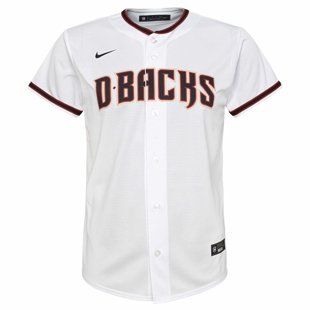 Youth Nike Arizona Diamondbacks Home White Replica Jersey Official Team Jersey Sports Fan Apparel Official NFL Team Jersey Football Fan Apparel