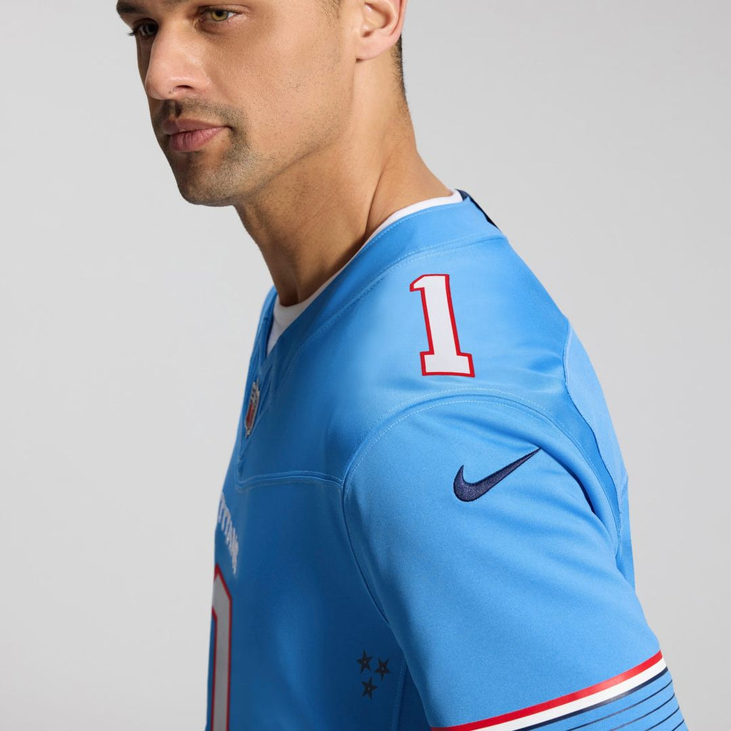 Cameron Ward Tennessee Titans Nike Vapor F.U.S.E. Stitched Limited Jersey - White