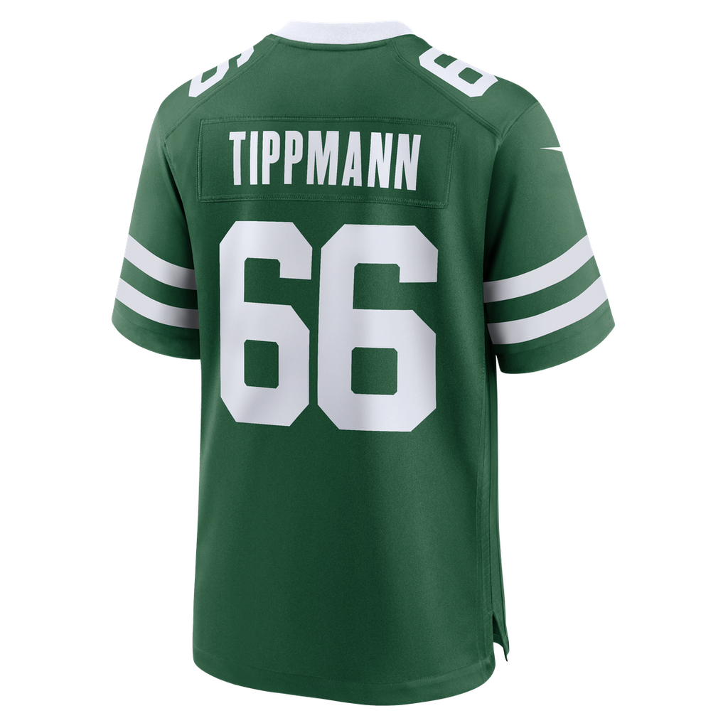 Joe Tippmann New York Jets Nike Team Game Jersey - Legacy Green