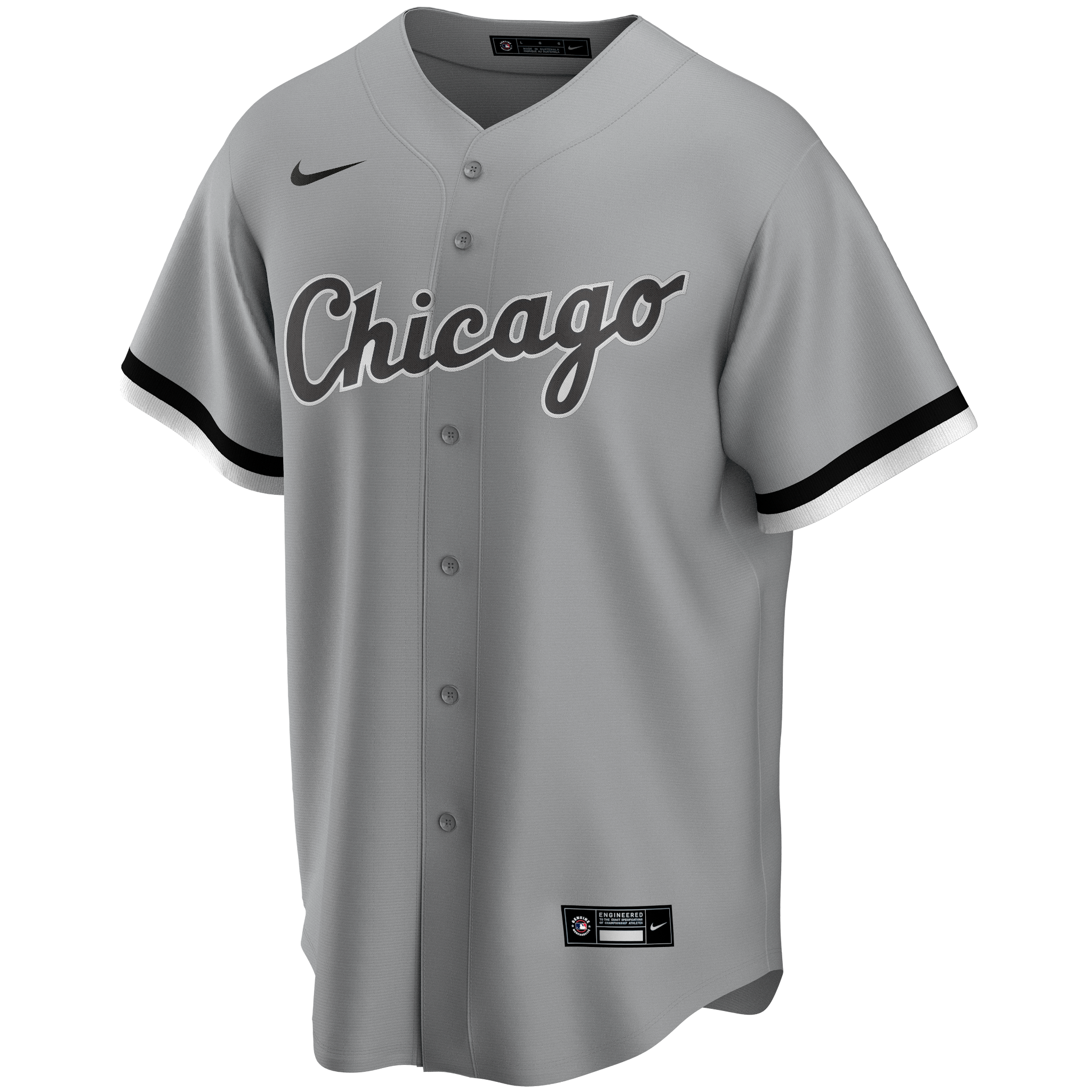 Men s Chicago White Sox Nike Gray Road Replica Team Jersey Official Team Jersey Sports Fan Apparel Official NFL Team Jersey Football Fan Apparel