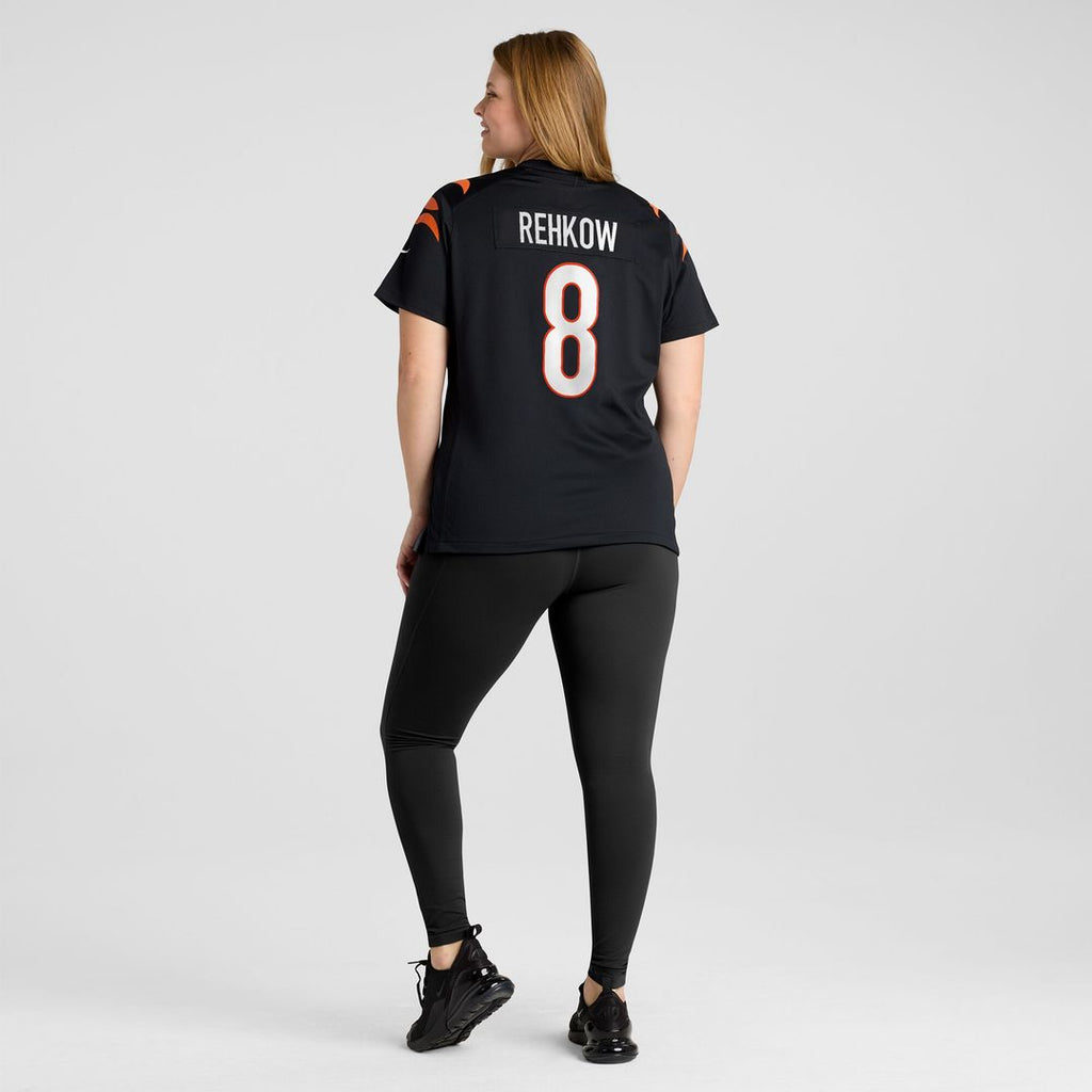 Ryan Rehkow Cincinnati Bengals Nike Women's  Game Jersey -  Black