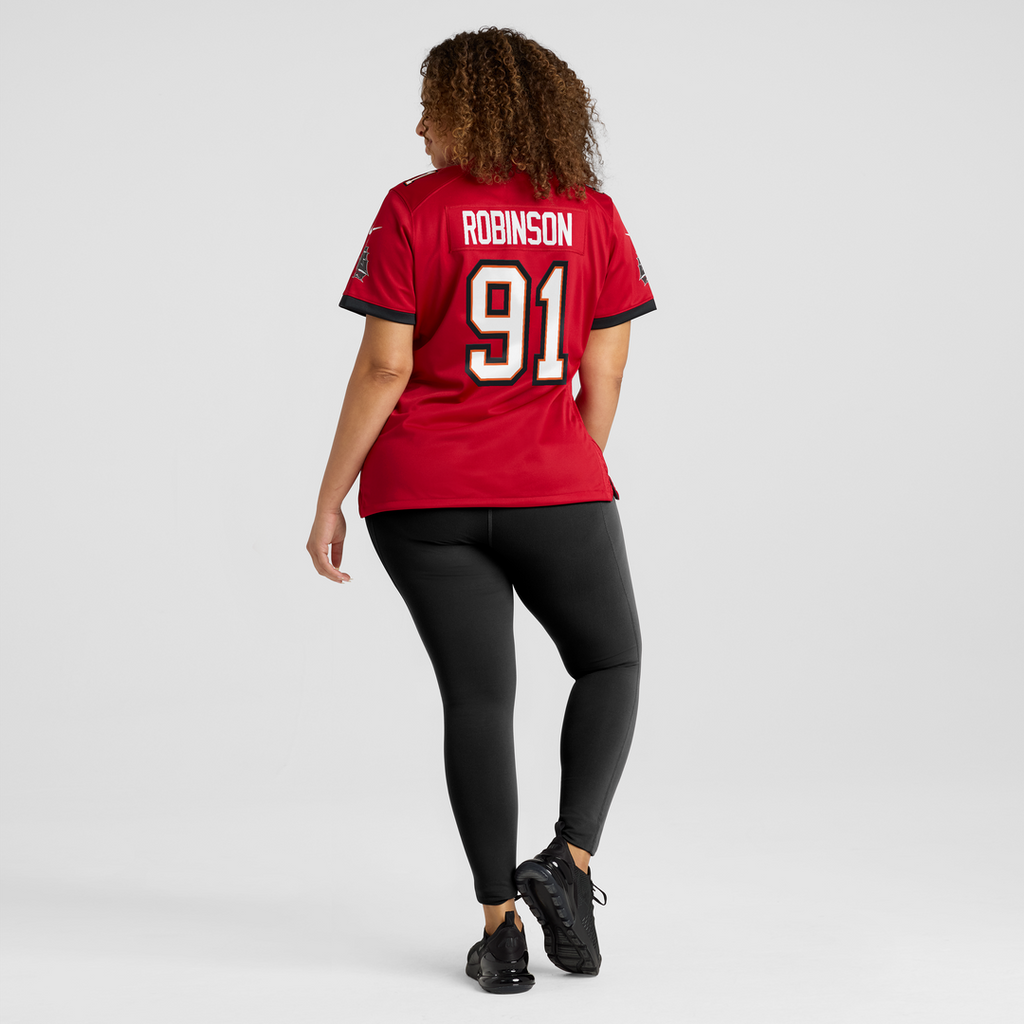 A'Shawn Robinson Tampa Bay Buccaneers Nike Women's Team Game Jersey - Red