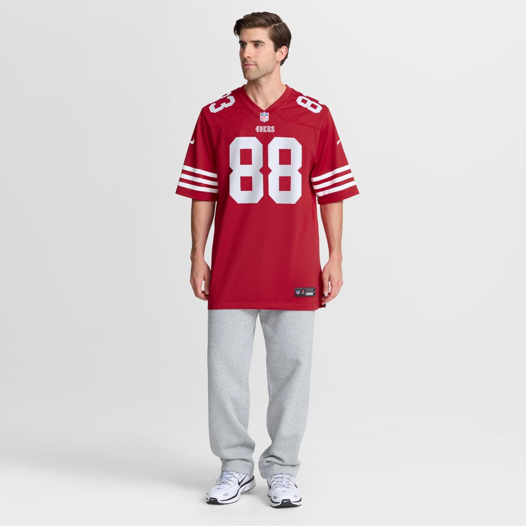 Jake Tonges San Francisco 49ers Nike Team Game Jersey -  Scarlet