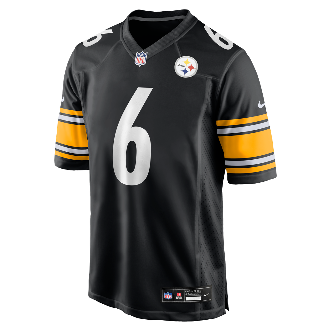 Patrick Queen Pittsburgh Steelers Nike Game Player Jersey - Black
