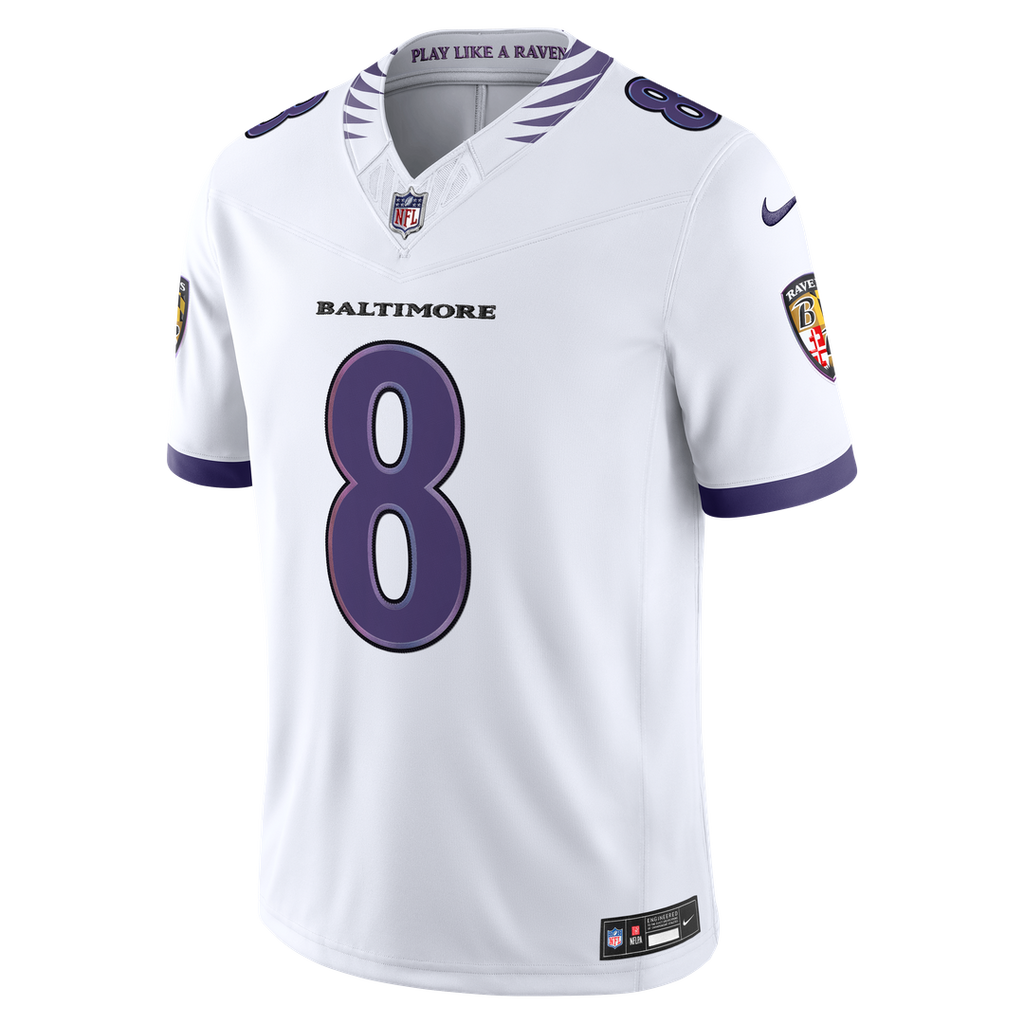 Lamar Jackson Baltimore Ravens Nike Vapor F.U.S.E. Stitched Limited Jersey - Purple