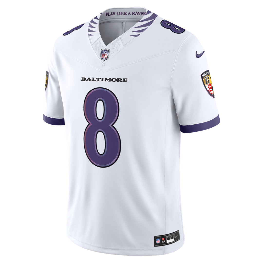 Lamar Jackson Baltimore Ravens Nike Vapor F.U.S.E. Stitched Limited Jersey - Purple