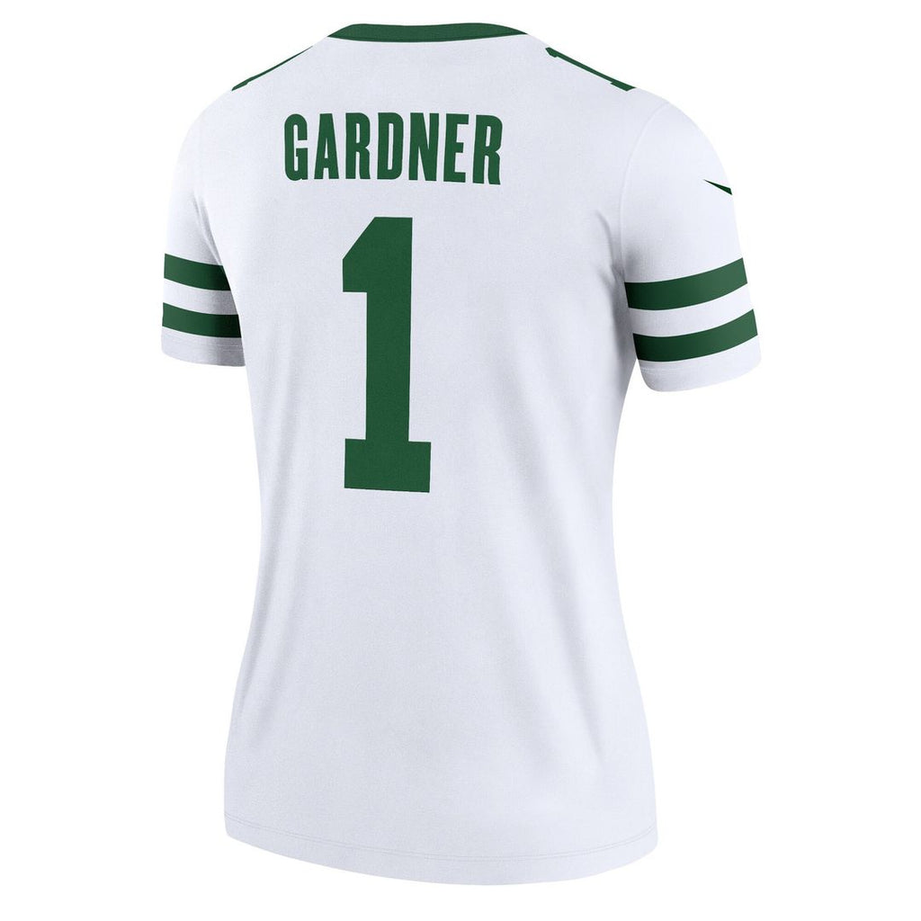 Ahmad Sauce Gardner New York Jets Nike Women's Alternate Legend Player Performance Top - Legacy Black