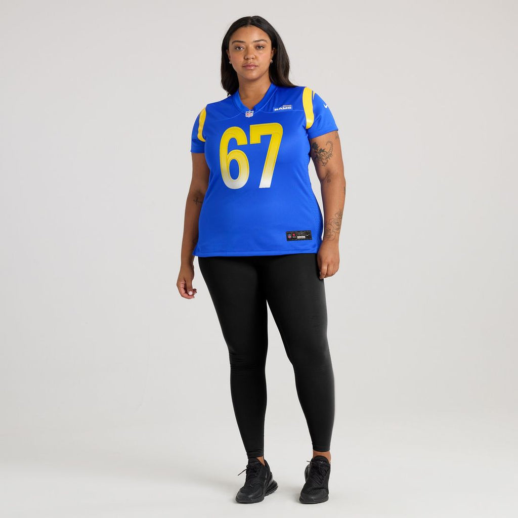 Justin Dedich Los Angeles Rams Nike Women's Game Jersey -  Royal