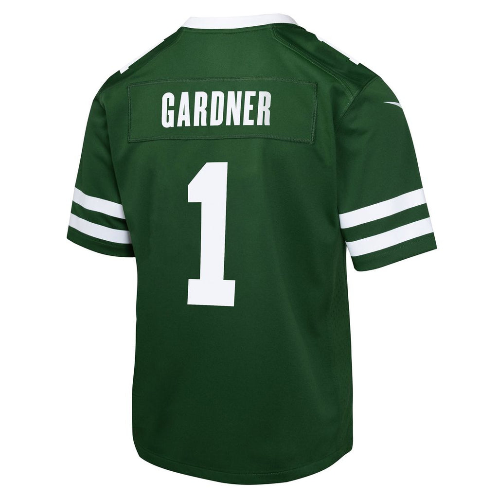 Ahmad Sauce Gardner New York Jets Nike Youth Game Jersey - Black