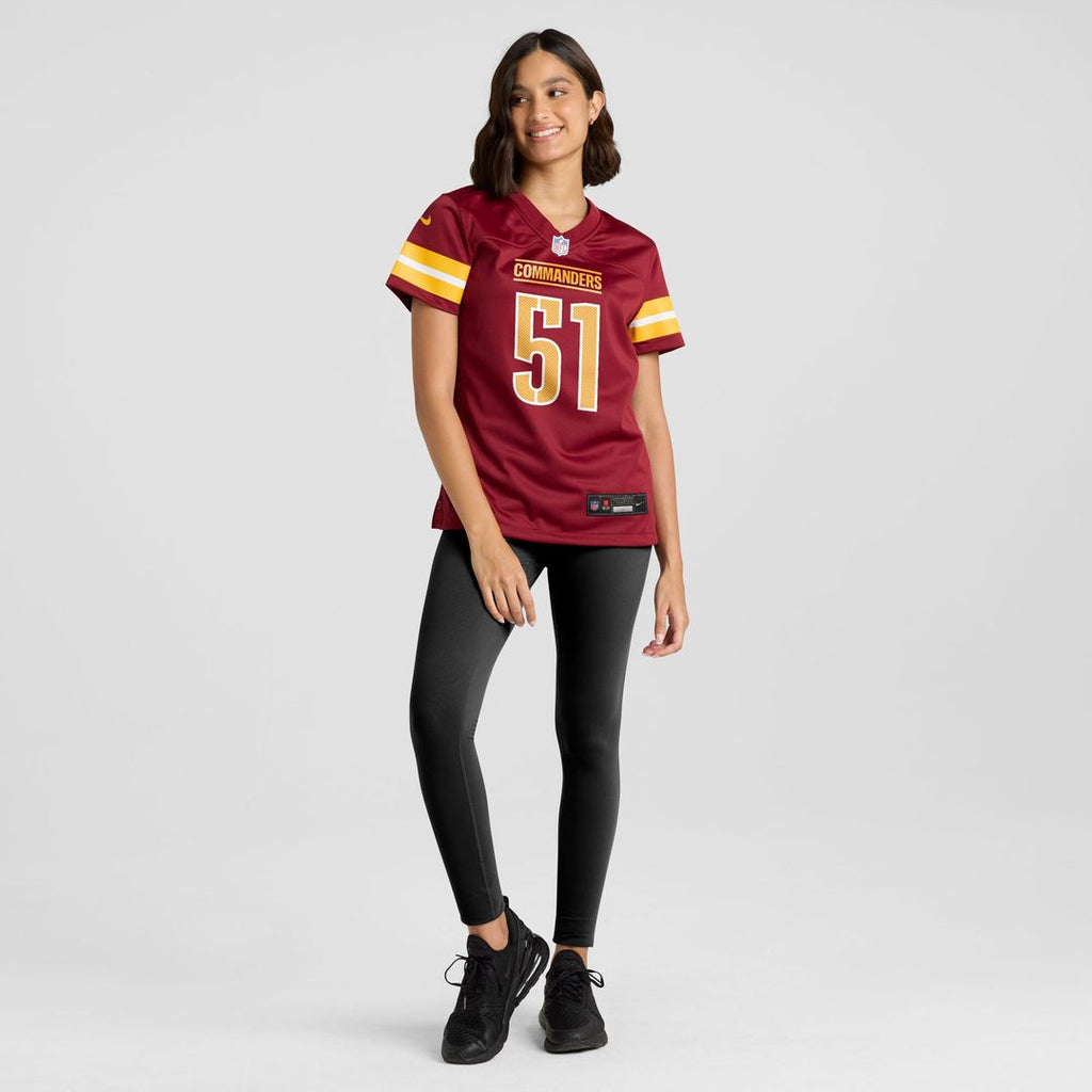 Ale Kaho Washington Commanders Nike Women's Team Game Jersey -  Burgundy