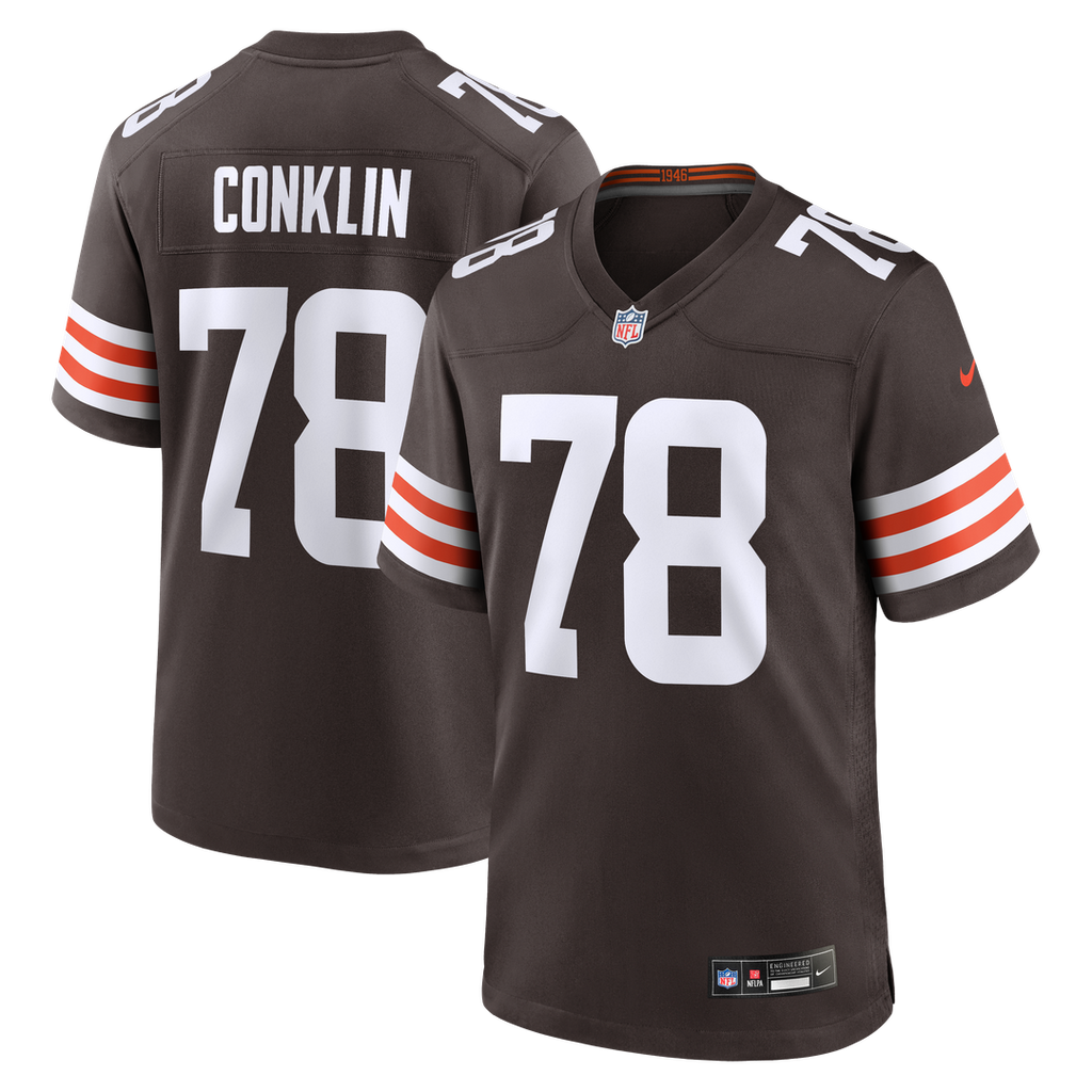 Jack Conklin Cleveland Browns Nike Team Game Jersey -  Brown