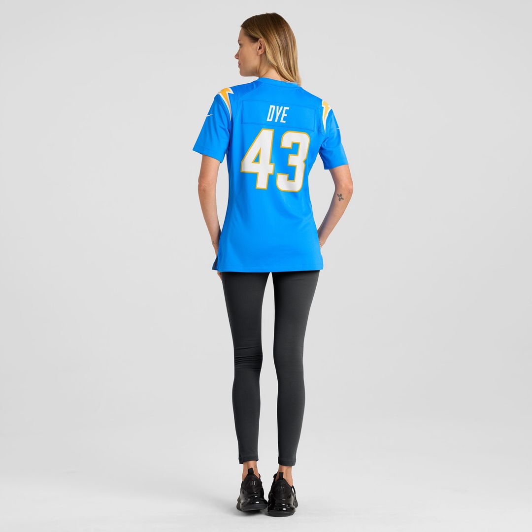 Troy Dye Los Angeles Chargers Nike Women's  Game Jersey -  Powder Blue