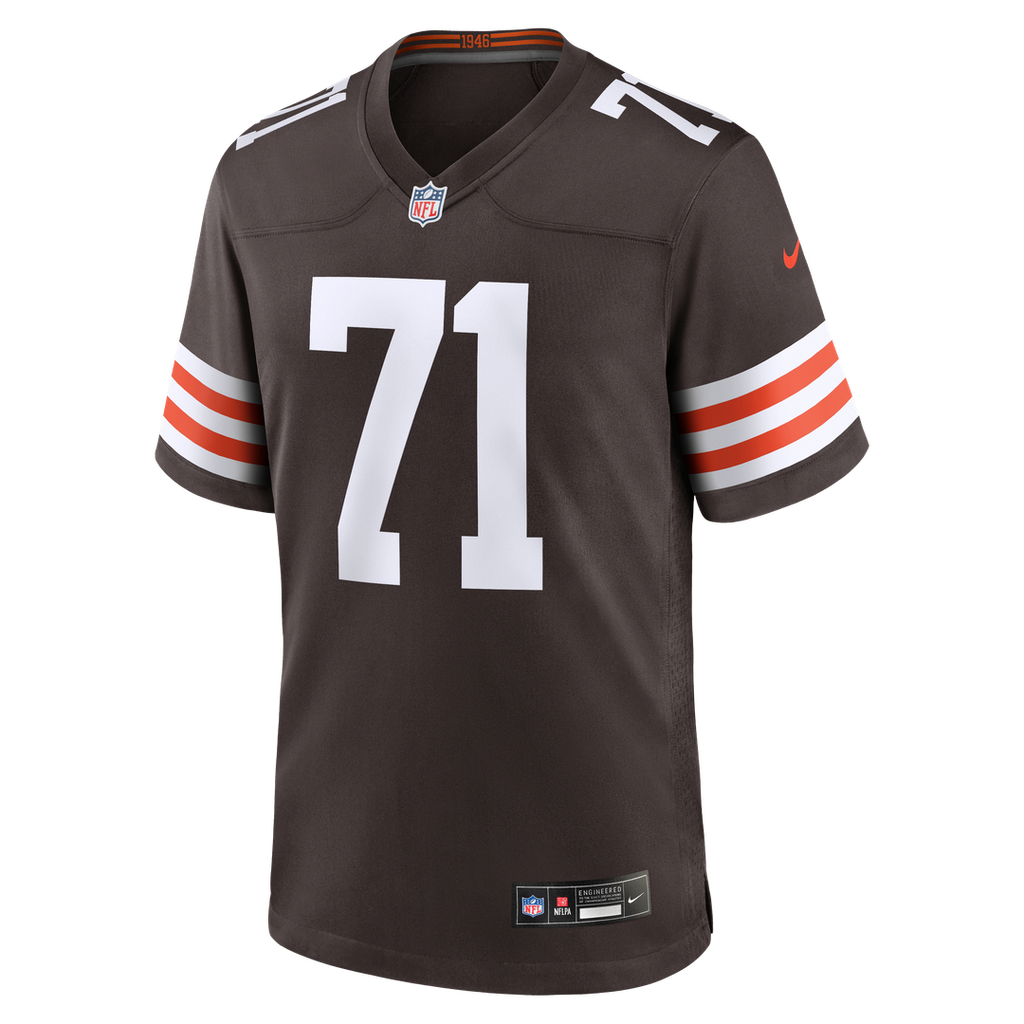 Cornelius Lucas Cleveland Browns Nike Team Game Jersey -  Brown