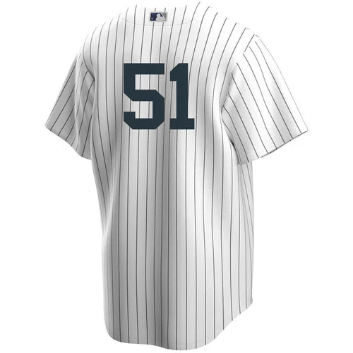 Men s Nike Bernie Williams 51 White New York Yankees Home Official Replica Player Jersey Official Team Jersey Sports Fan Apparel Official NFL Team