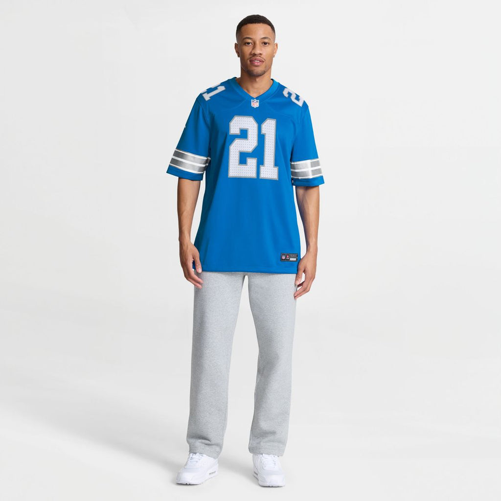Roger McCreary Detroit Lions Nike Team Game Jersey -  Blue