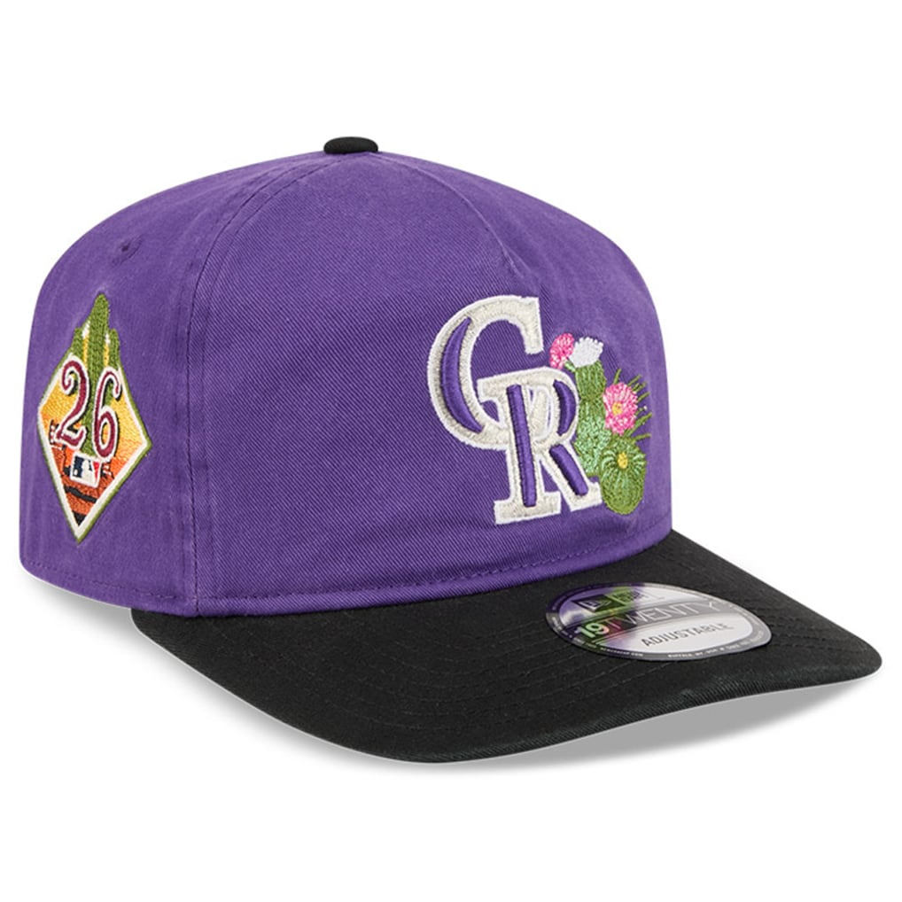 Colorado Rockies MLB 19Twenty Spring Training New Era Purple Black Official Team Hat Sports Fan Cap Official NFL Team Hat Football Fan Cap