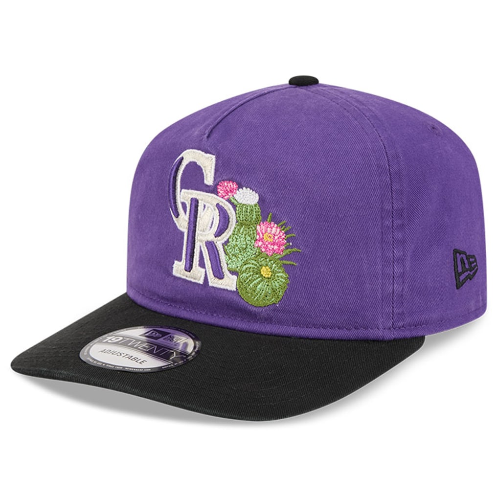 Colorado Rockies MLB 19Twenty Spring Training New Era Purple Black Official Team Hat Sports Fan Cap Official NFL Team Hat Football Fan Cap
