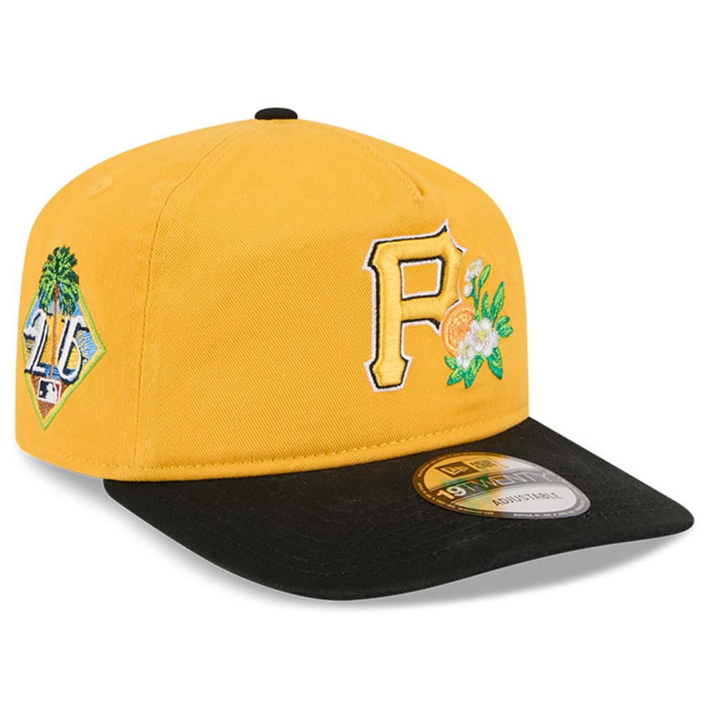 Pittsburgh Pirates MLB 19Twenty Spring Training New Era Yellow Black Official Team Hat Sports Fan Cap Official NFL Team Hat Football Fan Cap