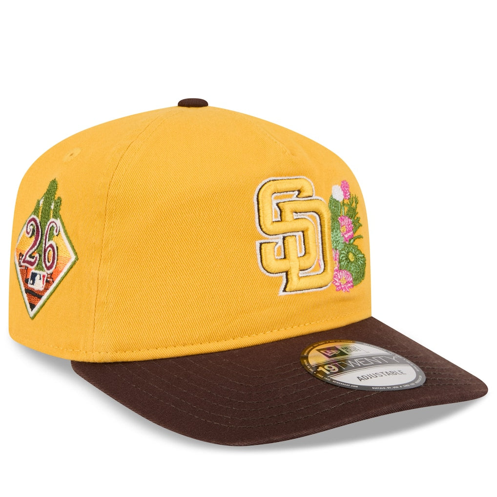 San Diego Padres MLB 19Twenty Spring Training New Era Yellow Brown Official Team Hat Sports Fan Cap Official NFL Team Hat Football Fan Cap