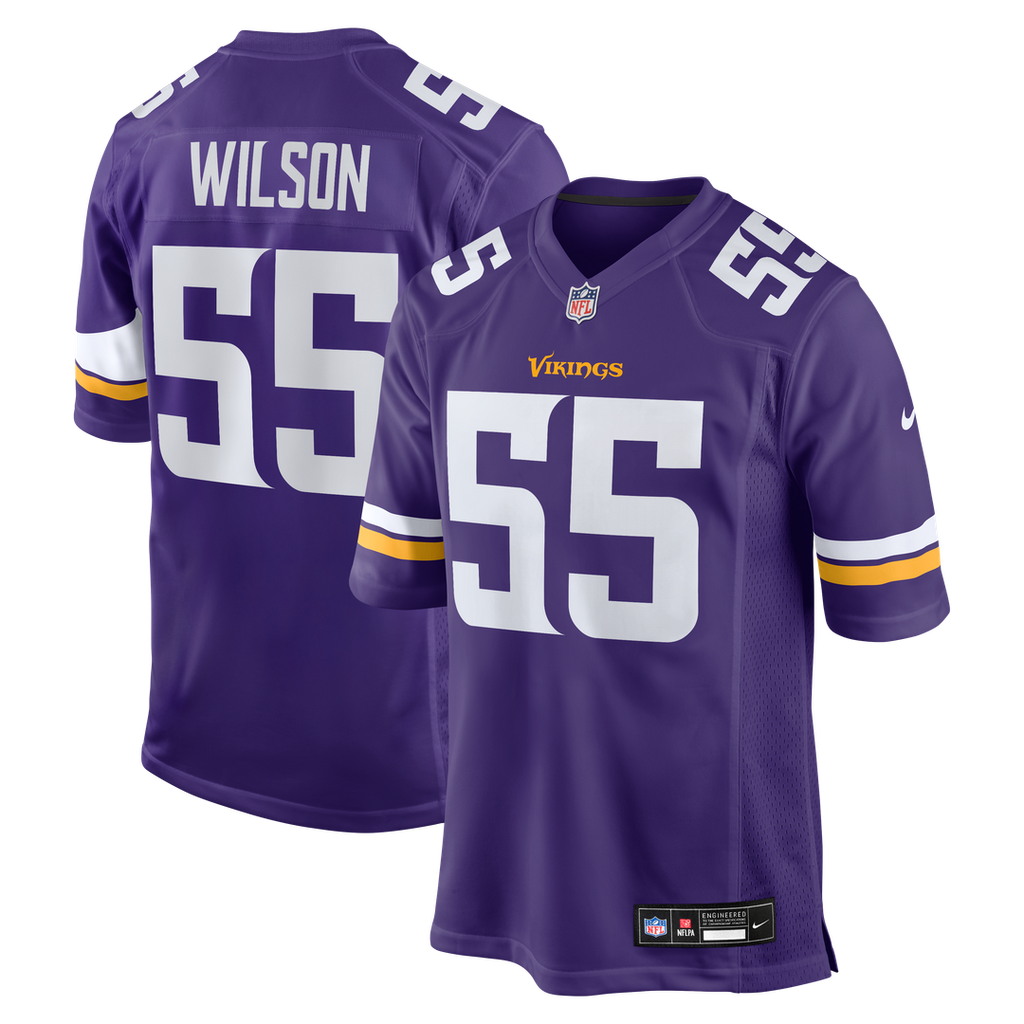 Eric Wilson Minnesota Vikings Nike Team Game Jersey -  Purple
