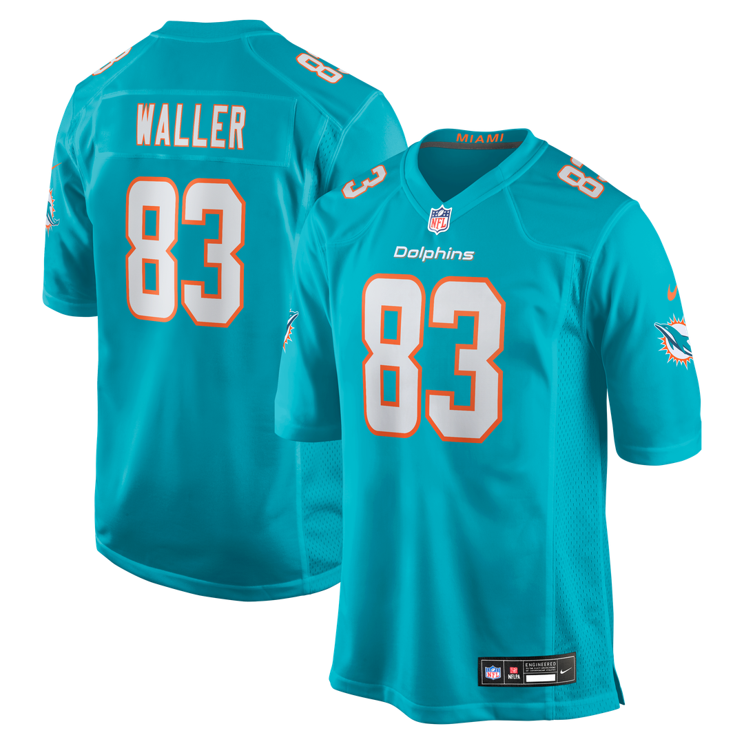 Darren Waller Miami Dolphins Nike Team Game Jersey -  Aqua
