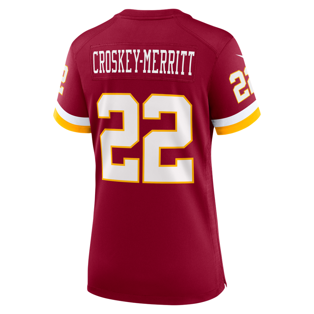 Jacory Croskey-Merritt Washington Commanders Nike Women's Game Jersey - Burgundy
