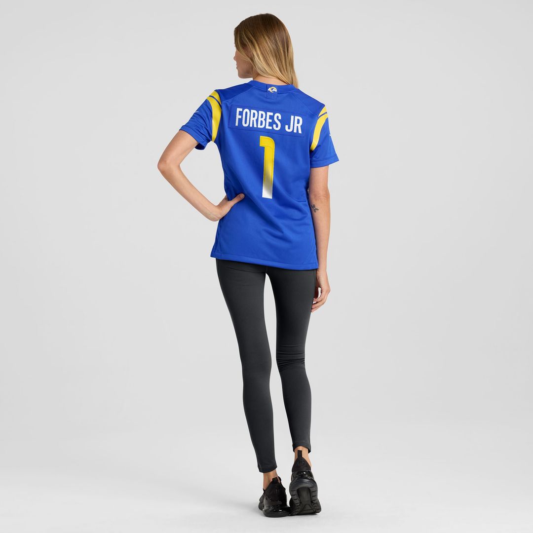 Emmanuel Forbes Jr. Los Angeles Rams Nike Women's Team Game Jersey -  Royal