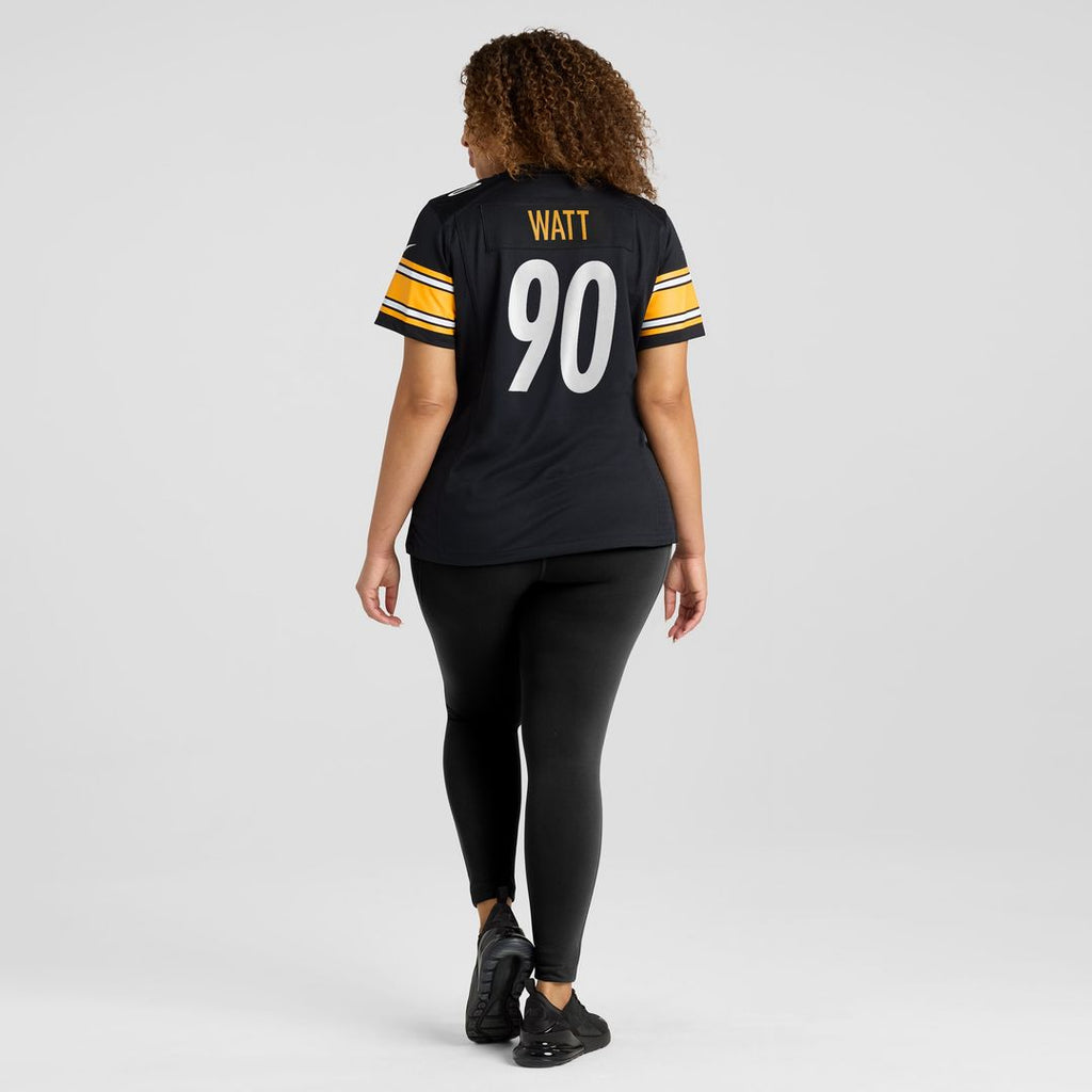 T.J. Watt Pittsburgh Steelers Nike Women's Team Game Jersey -  Black
