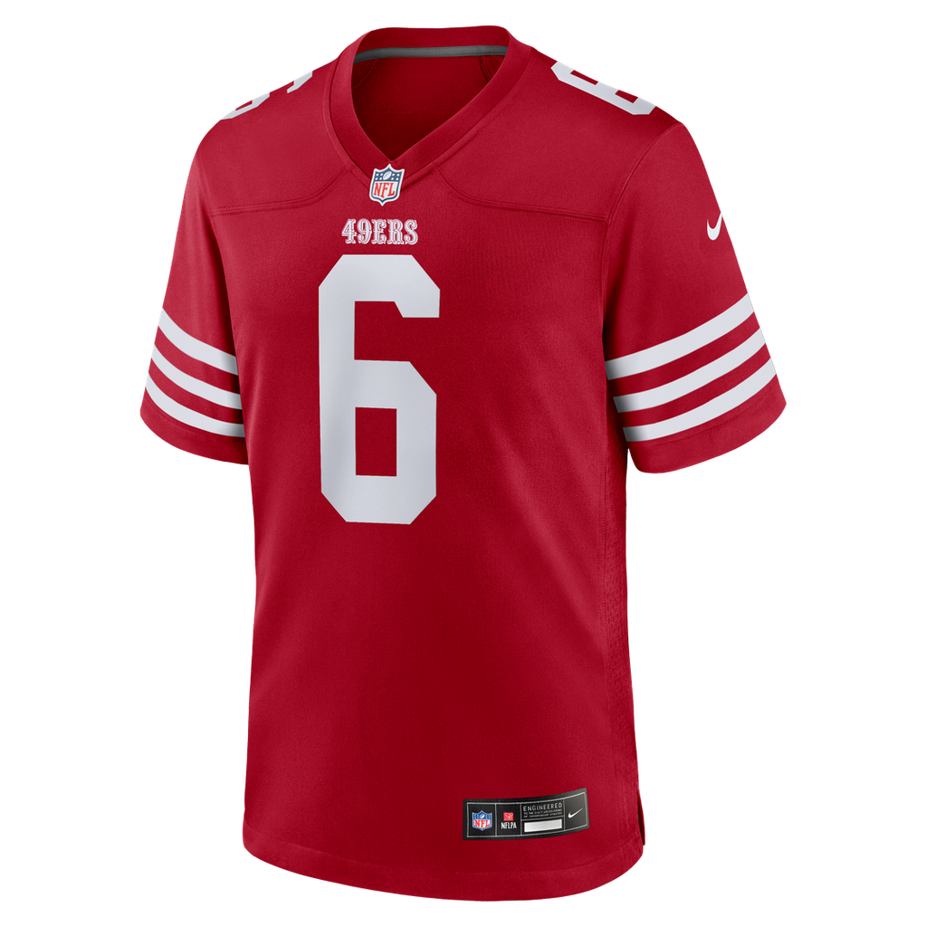 Malik Mustapha San Francisco 49ers Nike  Game Jersey -  Scarlet