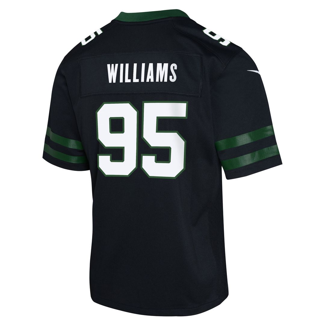 Quinnen Williams New York Jets Nike Youth Game Jersey - Black
