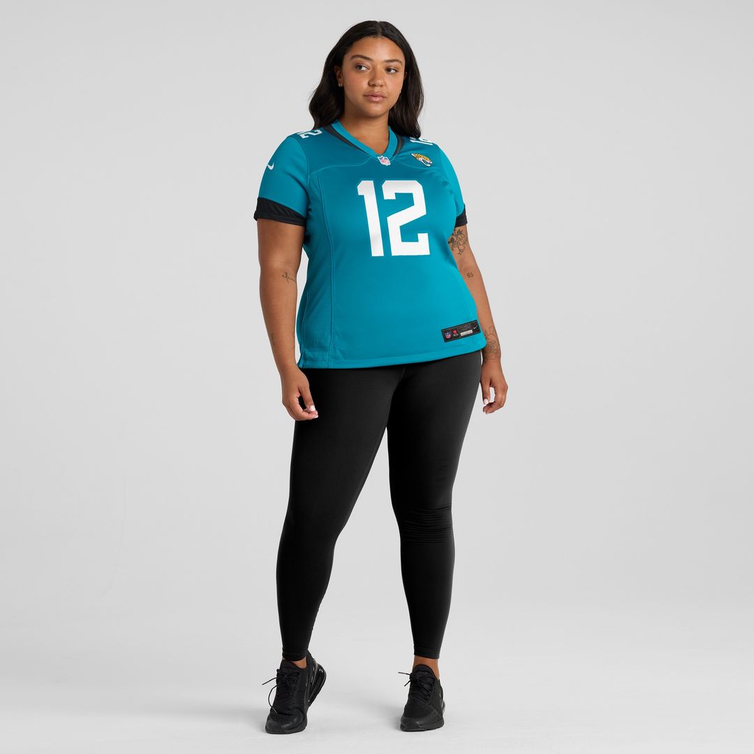 Travis Hunter Jacksonville Jaguars Nike Women's Team Game Jersey - Teal
