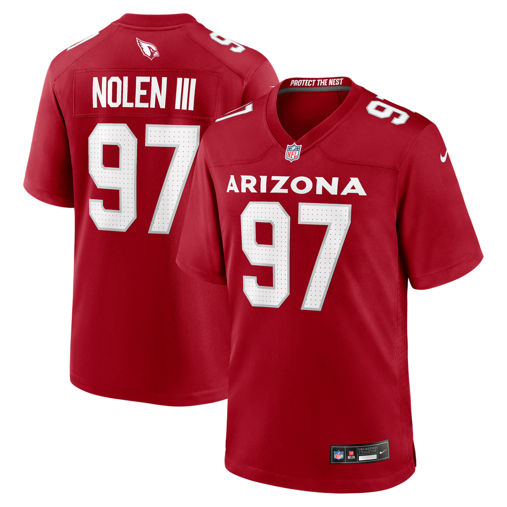Walter Nolen Arizona Cardinals Nike Game Player Jersey - Cardinal
