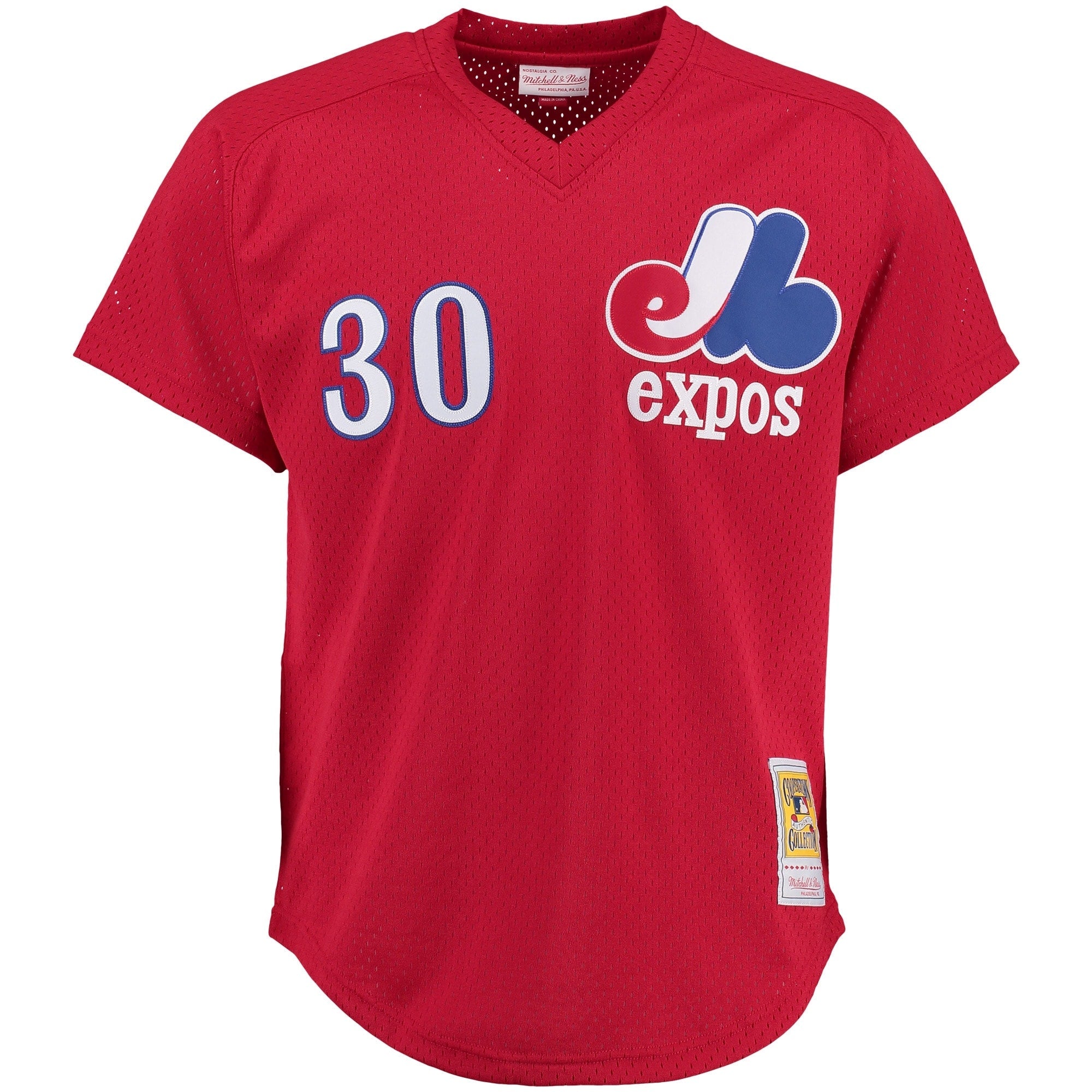 Tim Raines Montreal Expos Mitchell And Ness Batting Practice Jersey - Red Official Team Jersey Sports Fan Apparel Official NFL Team Jersey Football
