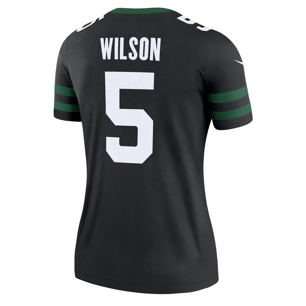 Garrett Wilson New York Jets Nike Women's Legend Player Performance Top - Legacy Green