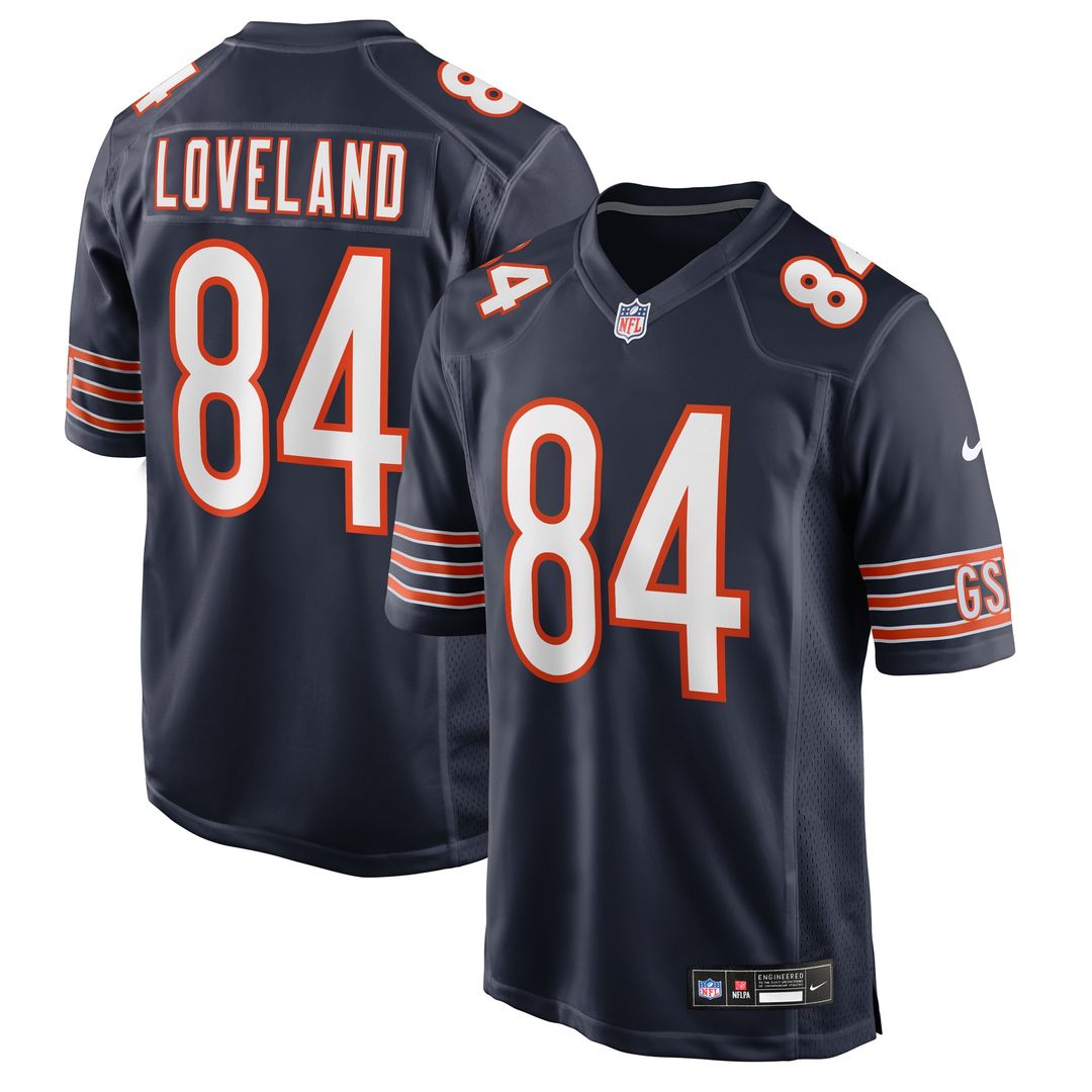 Colston Loveland Chicago Bears Nike Alternate Game Player Jersey - Orange