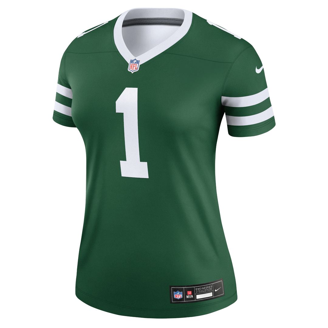 Ahmad Sauce Gardner New York Jets Nike Women's Alternate Legend Player Performance Top - Legacy Black