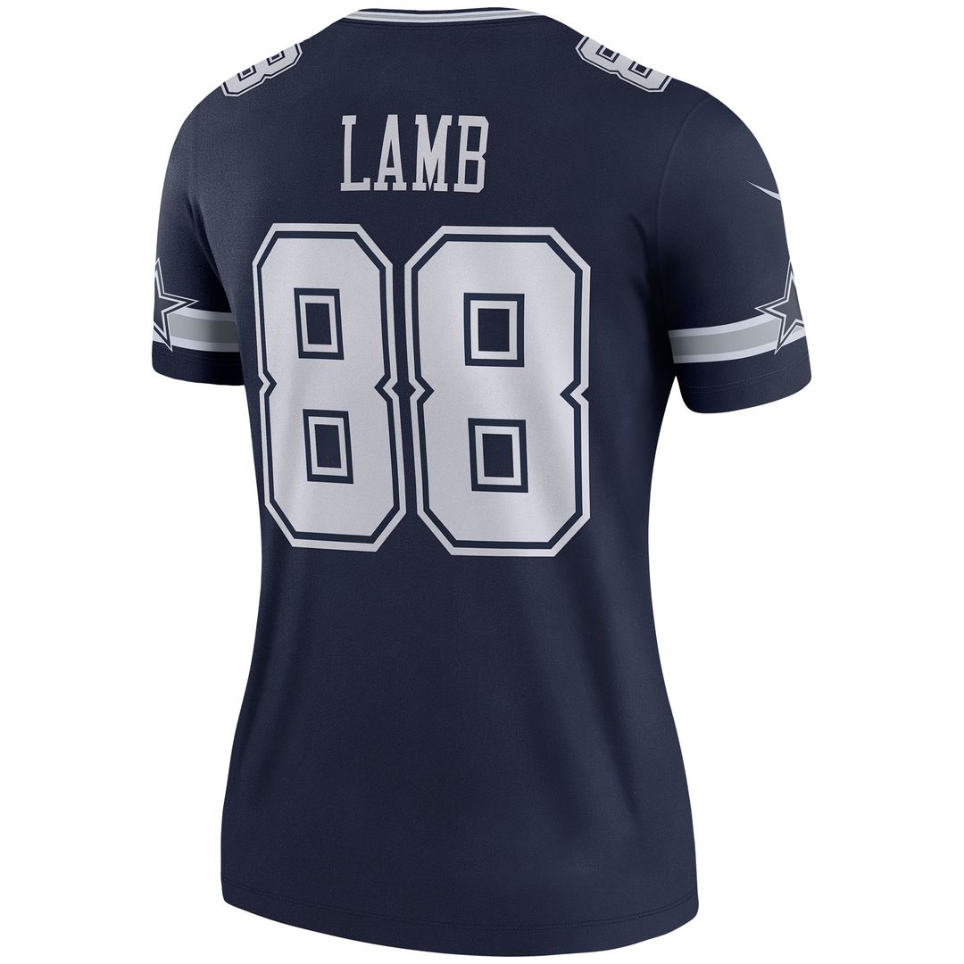 CeeDee Lamb Dallas Cowboys Nike Women's Legend Player Performance Top -  White