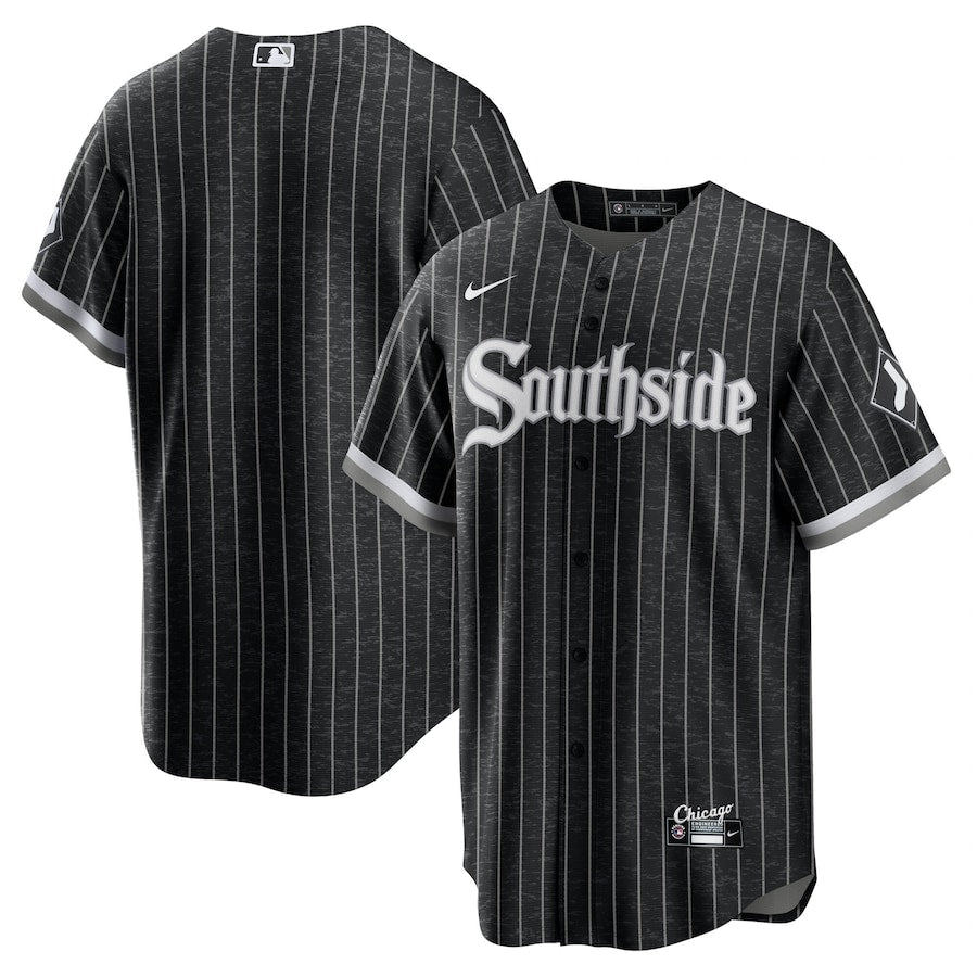 Men s Chicago White Sox Nike Black Southside City Connect Replica Jersey Official Team Jersey Sports Fan Apparel Official NFL Team Jersey Football