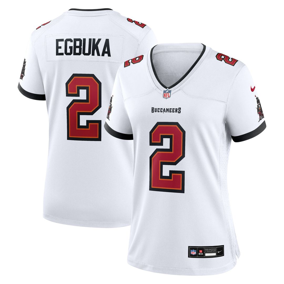 Emeka Egbuka  Tampa Bay Buccaneers Nike Women's Team  Game Jersey - Red