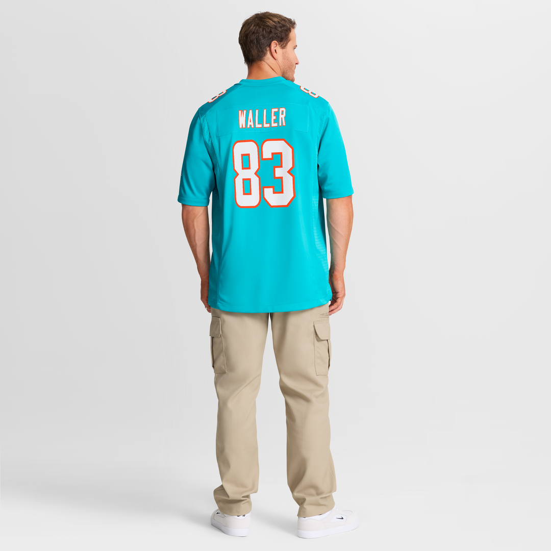Darren Waller Miami Dolphins Nike Team Game Jersey -  Aqua